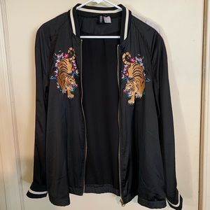 Embroidered Varsity Jacket